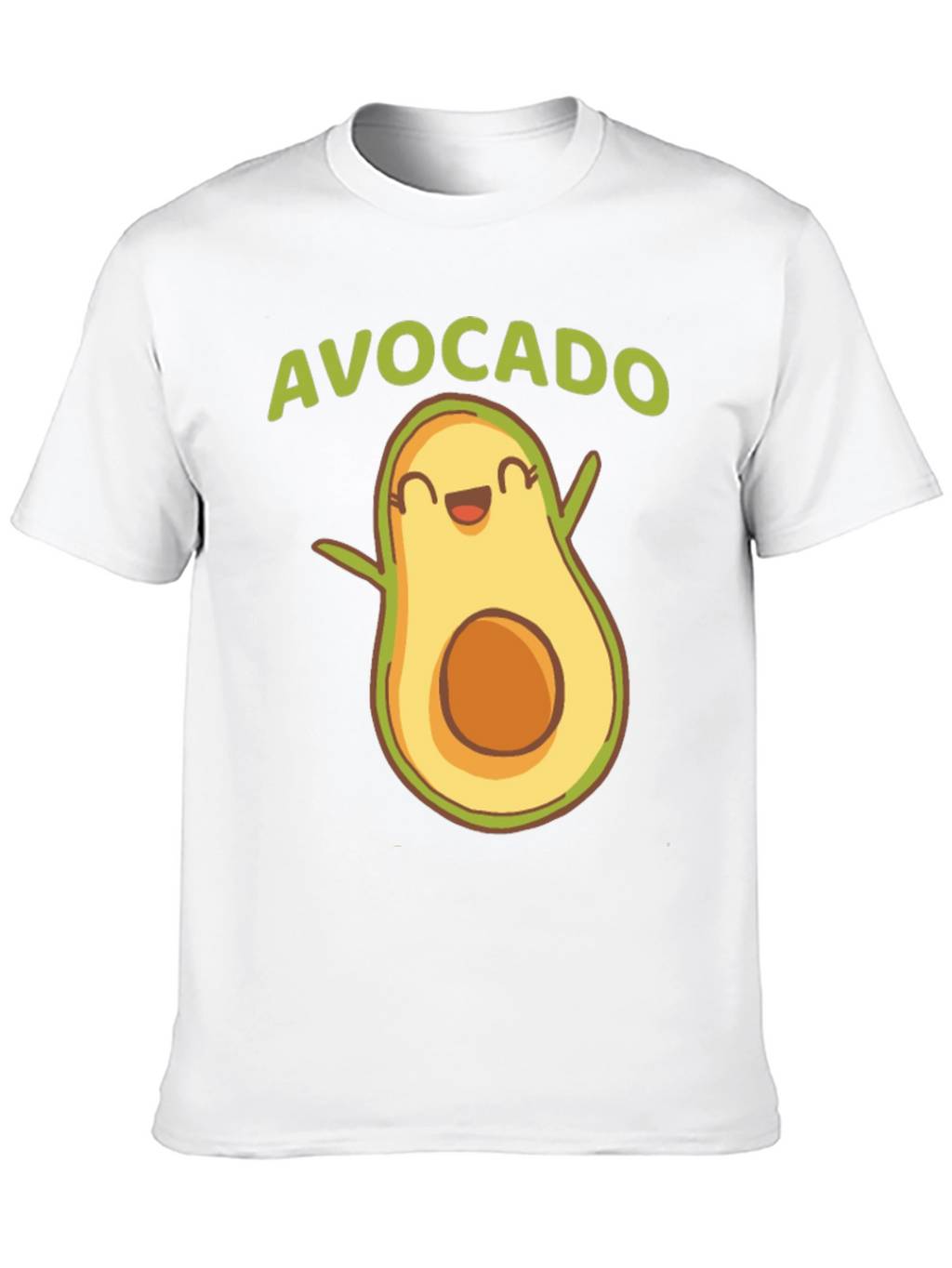 Cute Avocado Graphic Tee - Fun Foodie T-Shirt