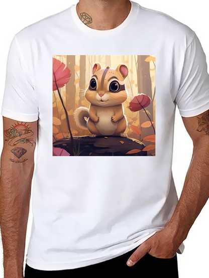 Cute Chipmunk T-Shirt - Forest Theme