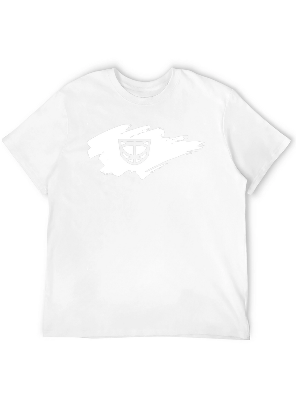 Mens Black T-Shirt with Basketball Hoop Graphic