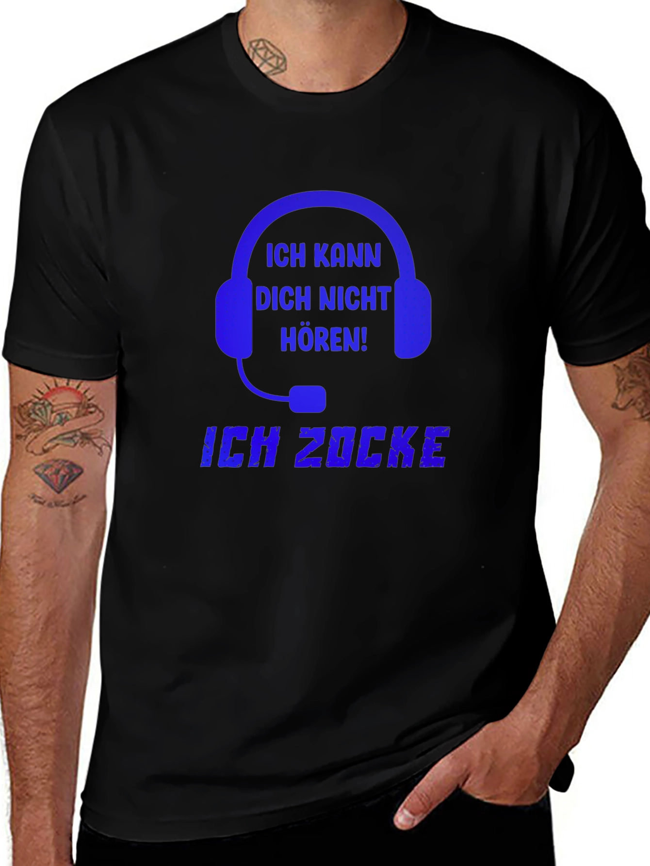 Gamer T-Shirt - Ich Kann Dich Nicht Horen! Design