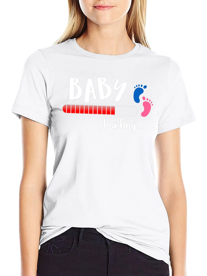 Baby Loading T-Shirt - Pregnancy Announcement Tee