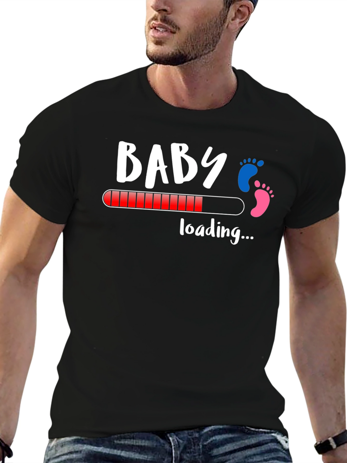 Baby Loading T-Shirt - Pregnancy Announcement Tee