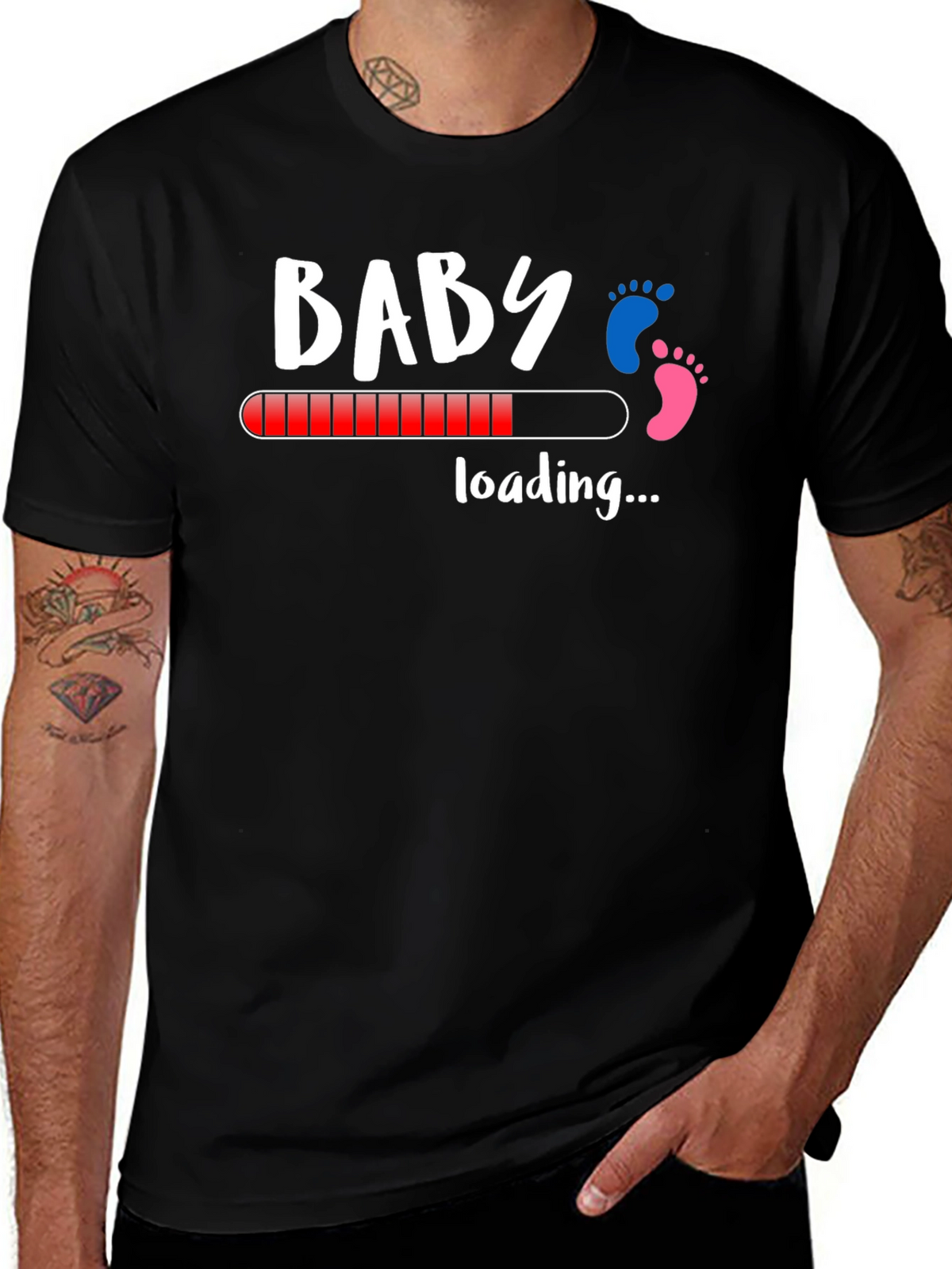 Baby Loading T-Shirt - Pregnancy Announcement Tee