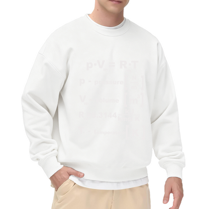 Ideal Gas Law Physics Equation Crewneck Sweatshirt | Science Thermodynamics Formula Pullover, Engineer Nerd Gift