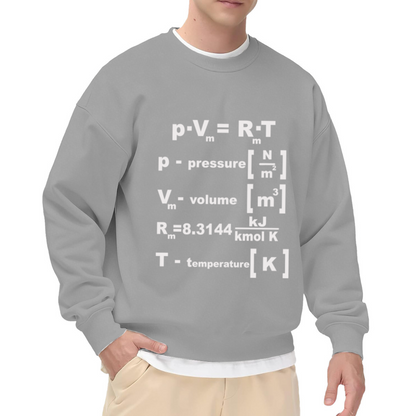 Ideal Gas Law Physics Equation Crewneck Sweatshirt | Science Thermodynamics Formula Pullover, Engineer Nerd Gift
