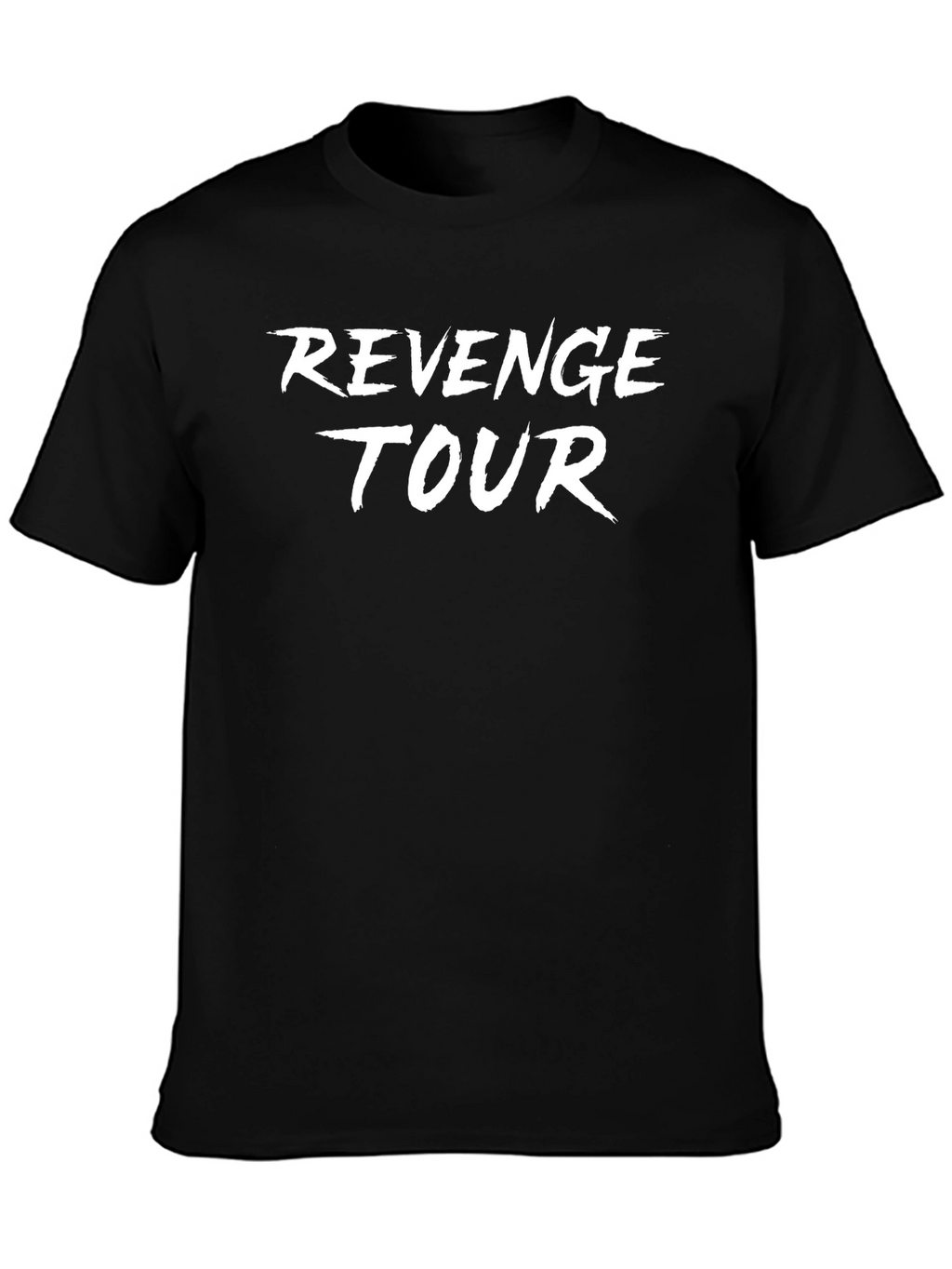 Revenge Tour Graphic Print Black T-Shirt