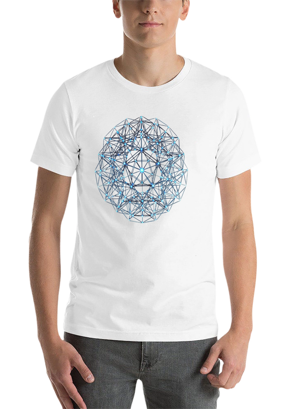 Geometric Sphere Graphic T-Shirt