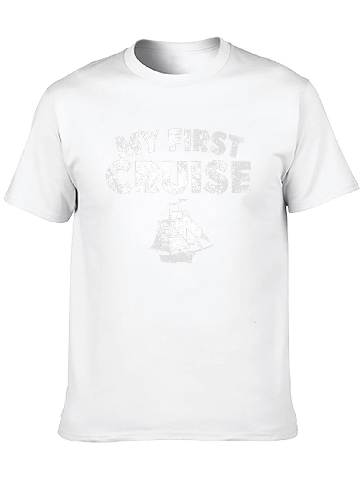 My First Cruise Black T-Shirt Vacation Souvenir