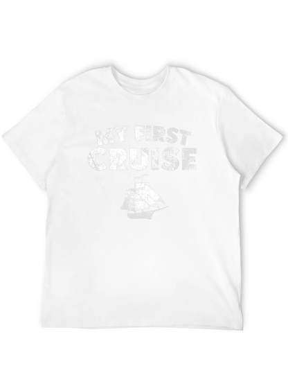 My First Cruise Black T-Shirt Vacation Souvenir