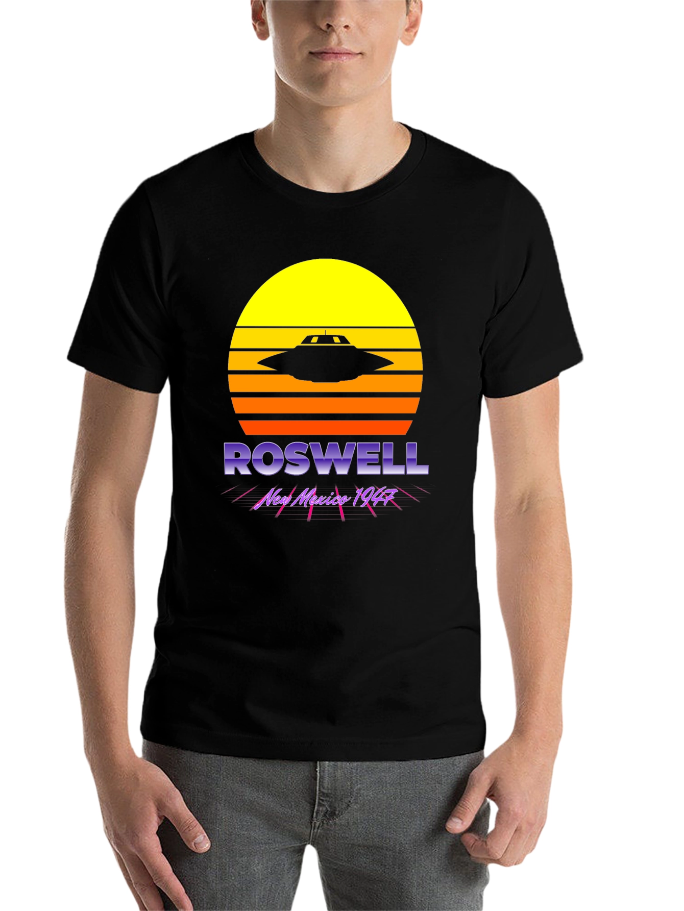 Roswell UFO Vintage Retro T-Shirt