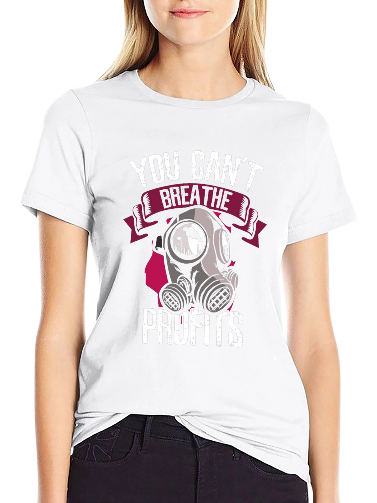 You Cant Breathe Profits T-Shirt - Activist Apparel