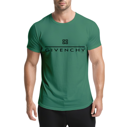 Luxury Brand GIVENCHY Minimal Logo Fashion Tee
