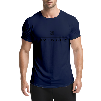 Luxury Brand GIVENCHY Minimal Logo Fashion Tee