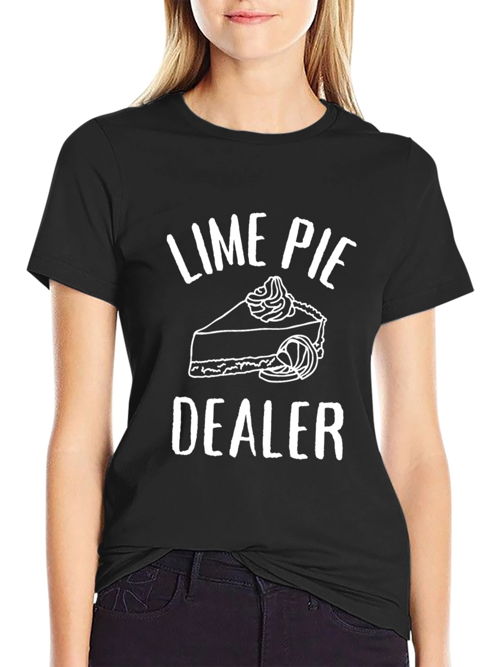 Lime Pie Dealer Graphic T-Shirt - Quirky Foodie Tee