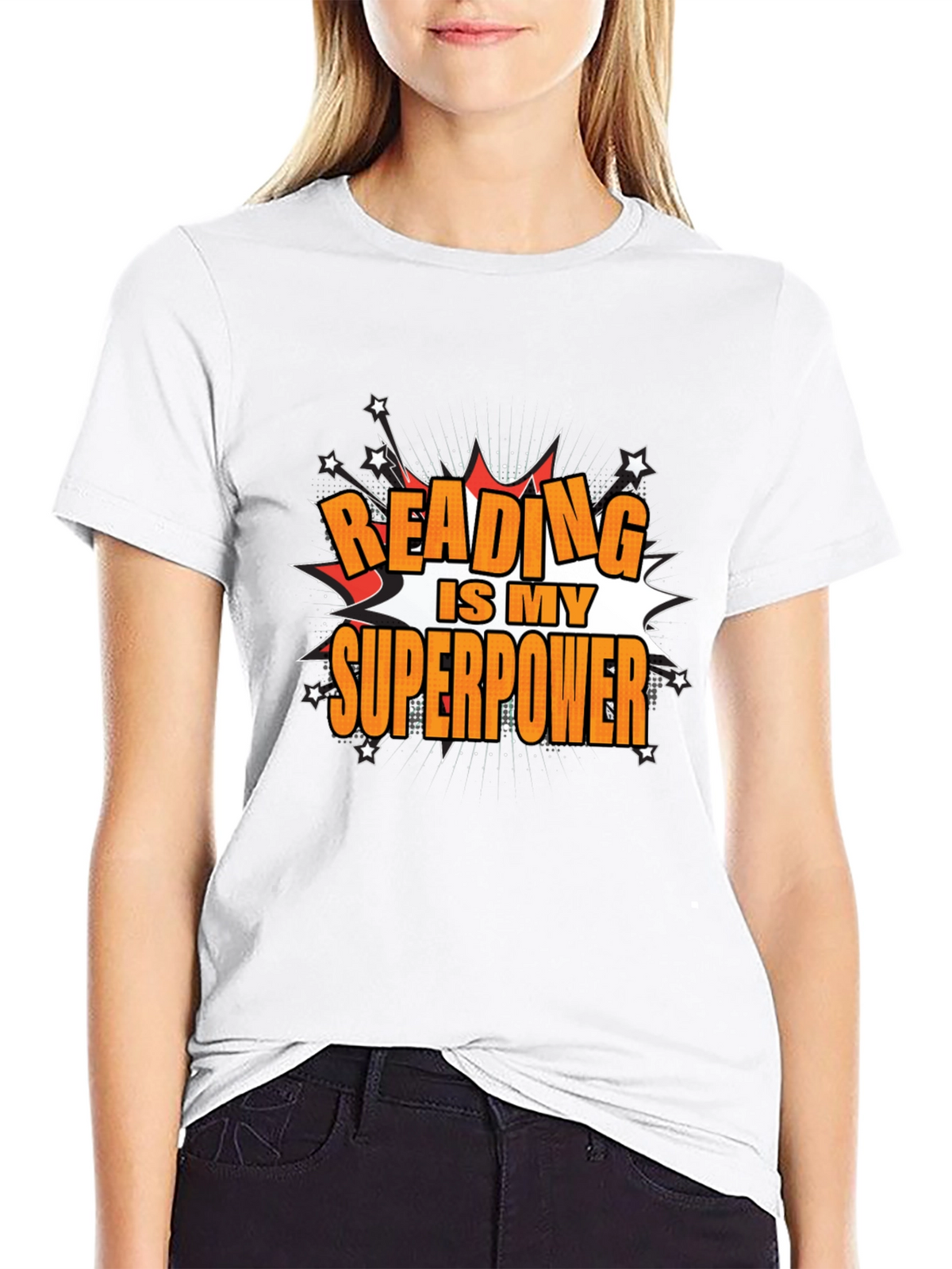 Reading is My Superpower Graphic Tee