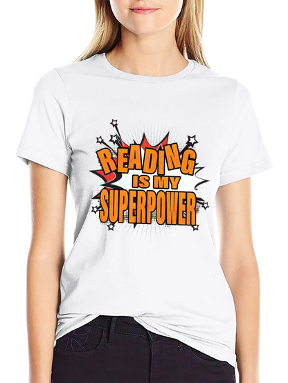 Reading is My Superpower Graphic Tee