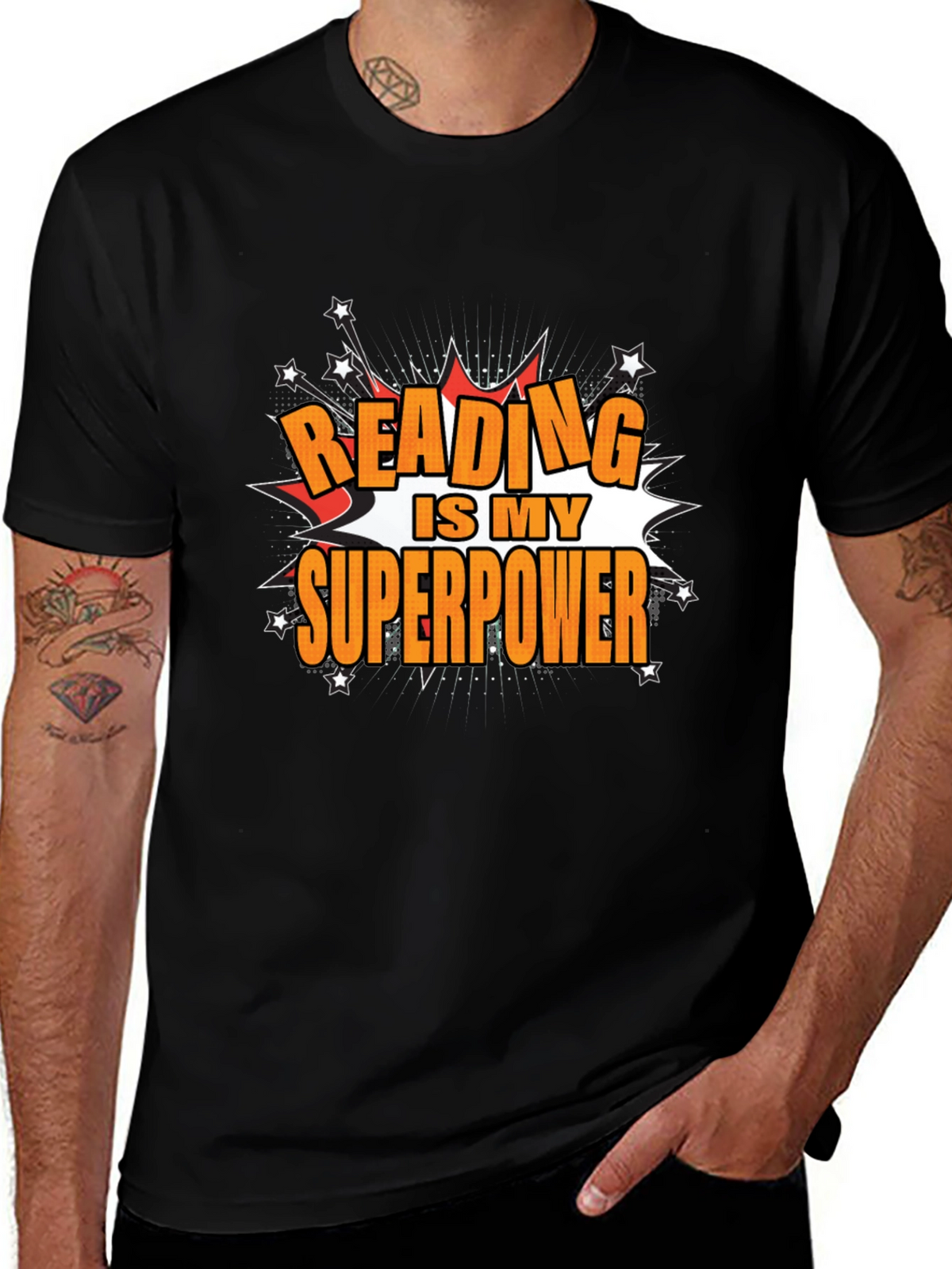Reading is My Superpower Graphic Tee