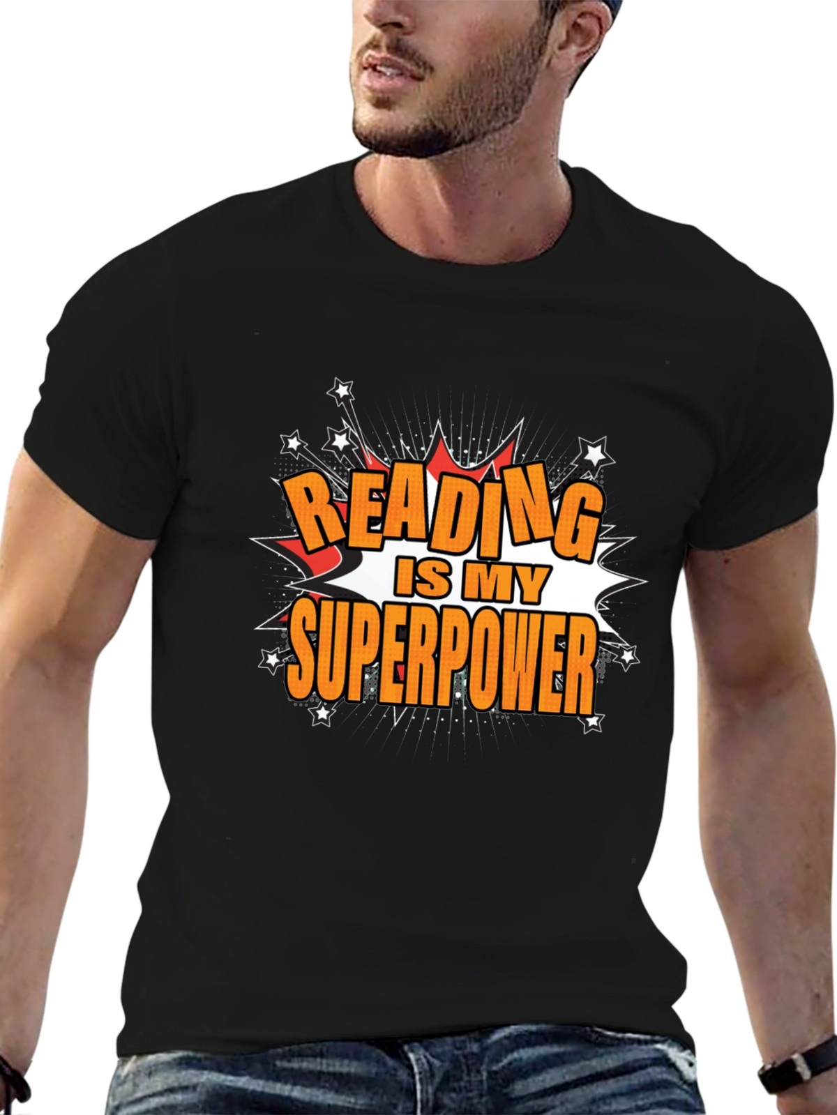 Reading is My Superpower Graphic Tee