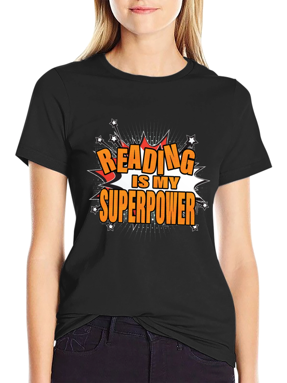 Reading is My Superpower Graphic Tee