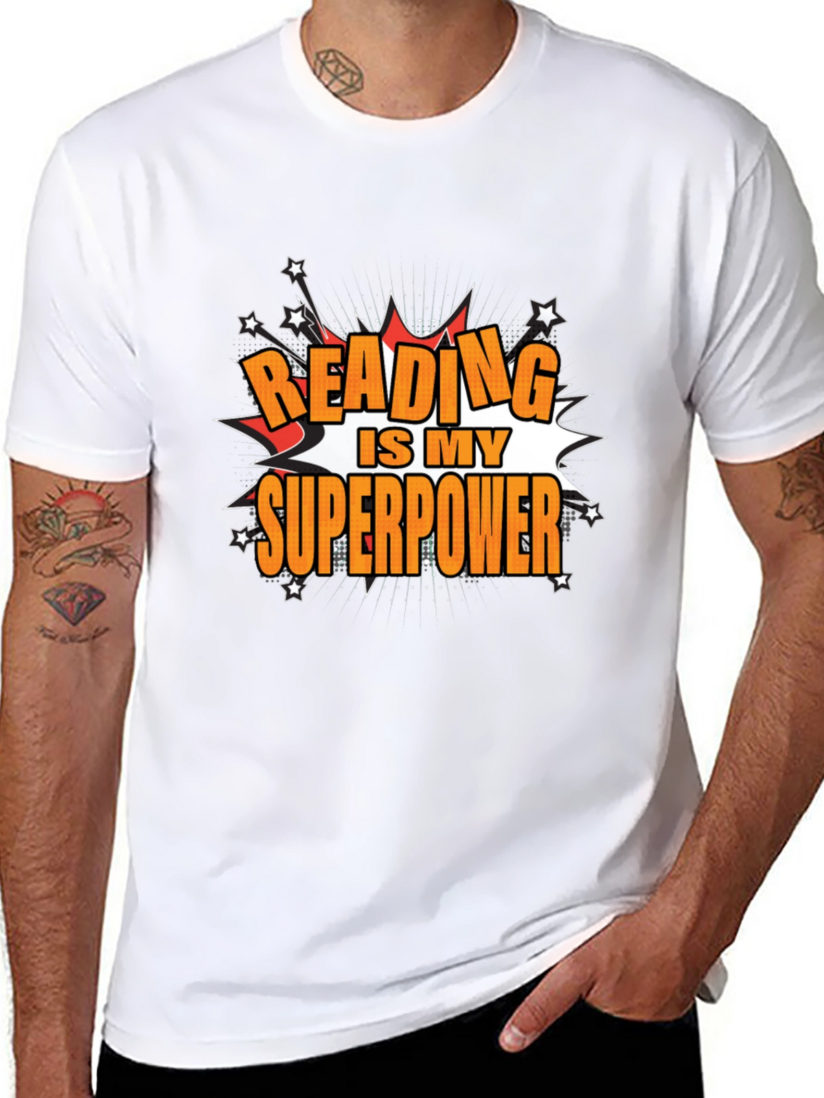 Reading is My Superpower Graphic Tee