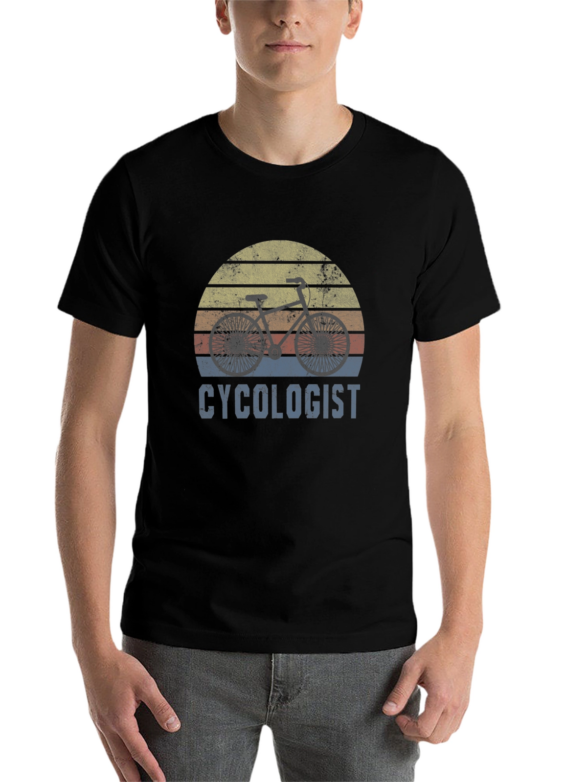 Cyclologist Retro Sunset T-Shirt