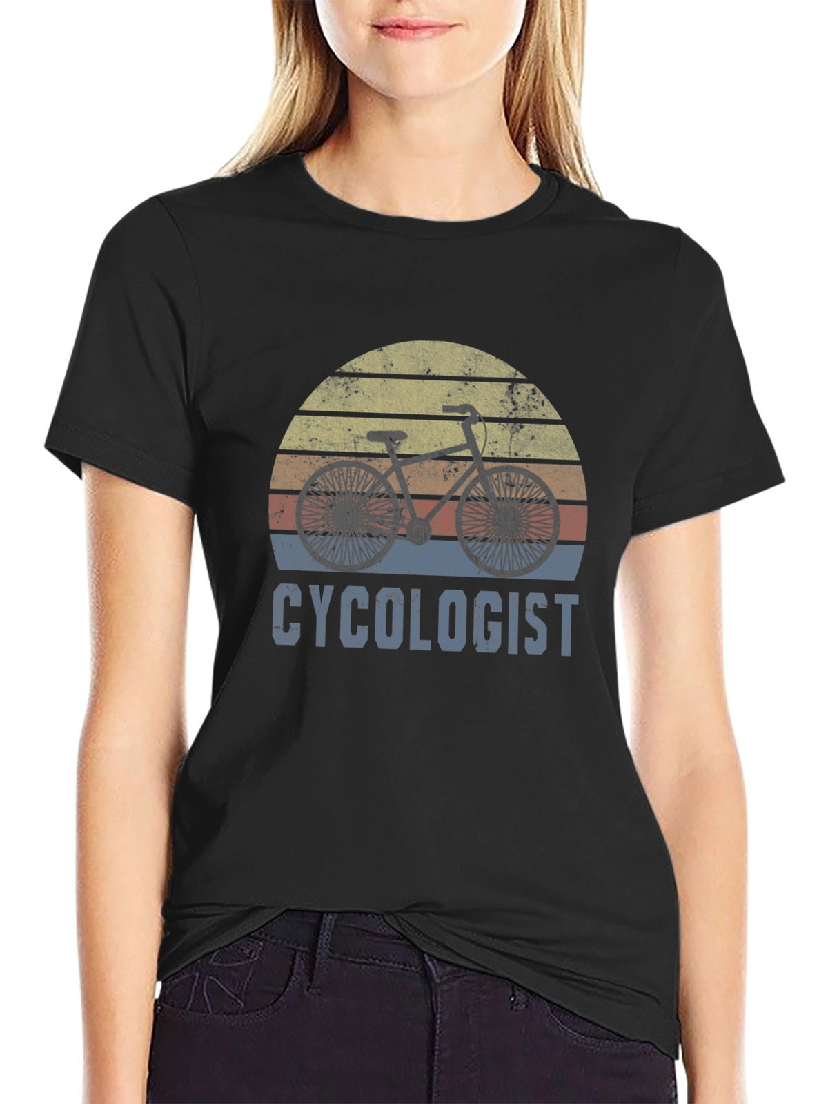Cyclologist Retro Sunset T-Shirt