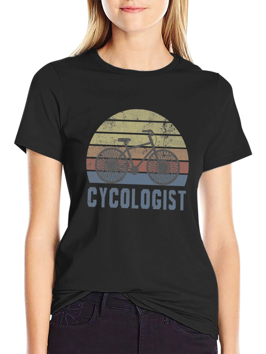 Cyclologist Retro Sunset T-Shirt