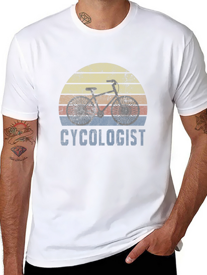 Cyclologist Retro Sunset T-Shirt