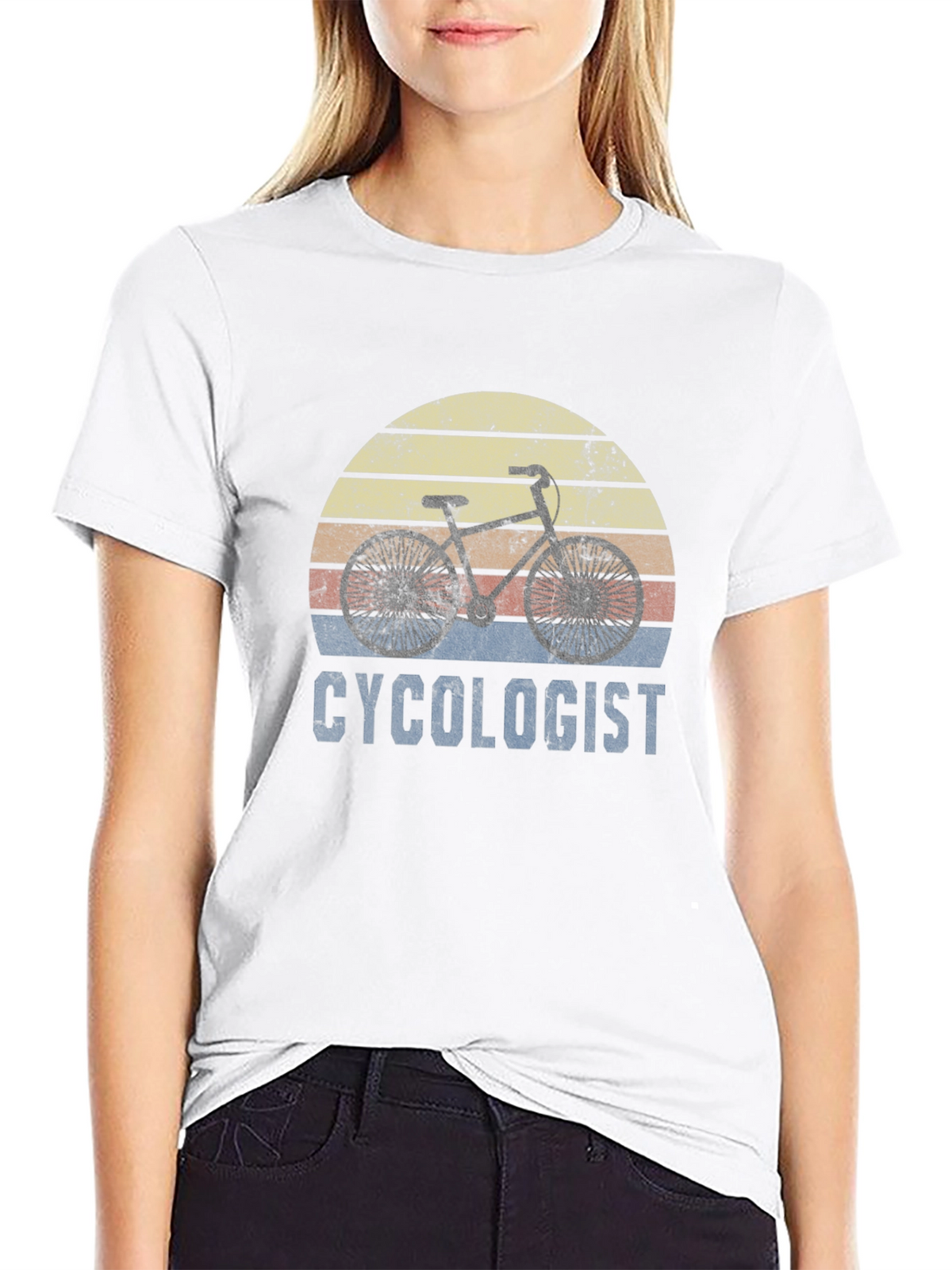 Cyclologist Retro Sunset T-Shirt