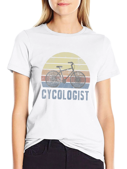 Cyclologist Retro Sunset T-Shirt