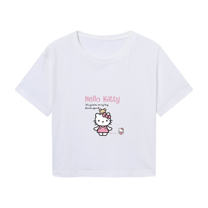 Lovely Six Seven Sanrio Characters Crop Top