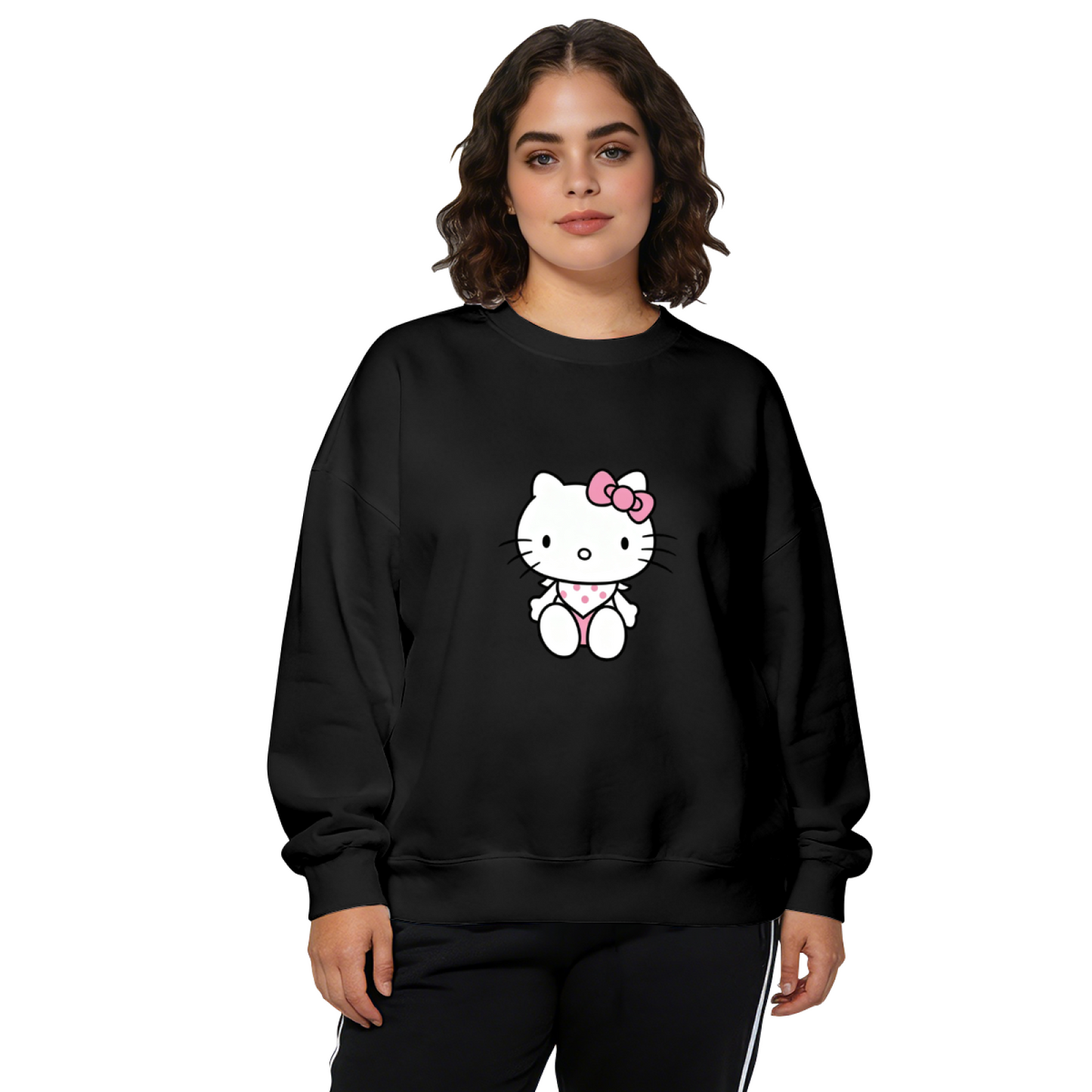 Elegant Minimal Daily Basic Crewneck Sweatshirt
