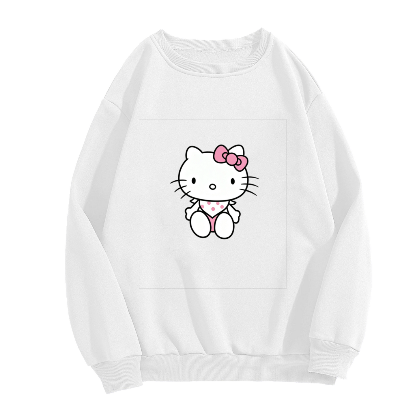 Elegant Minimal Daily Basic Crewneck Sweatshirt