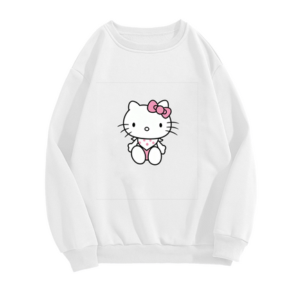 Elegant Minimal Daily Basic Crewneck Sweatshirt