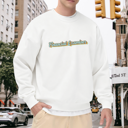 Financial Examiner Retro Crewneck Sweatshirt Funny Finance Profession Gift Shirt