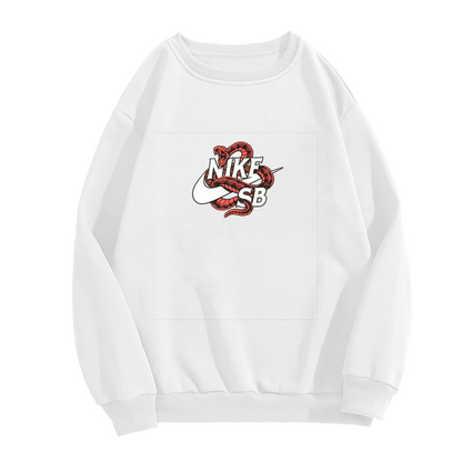 Nike SB Red Snake Street?Vibe Crewneck Sweatshirt