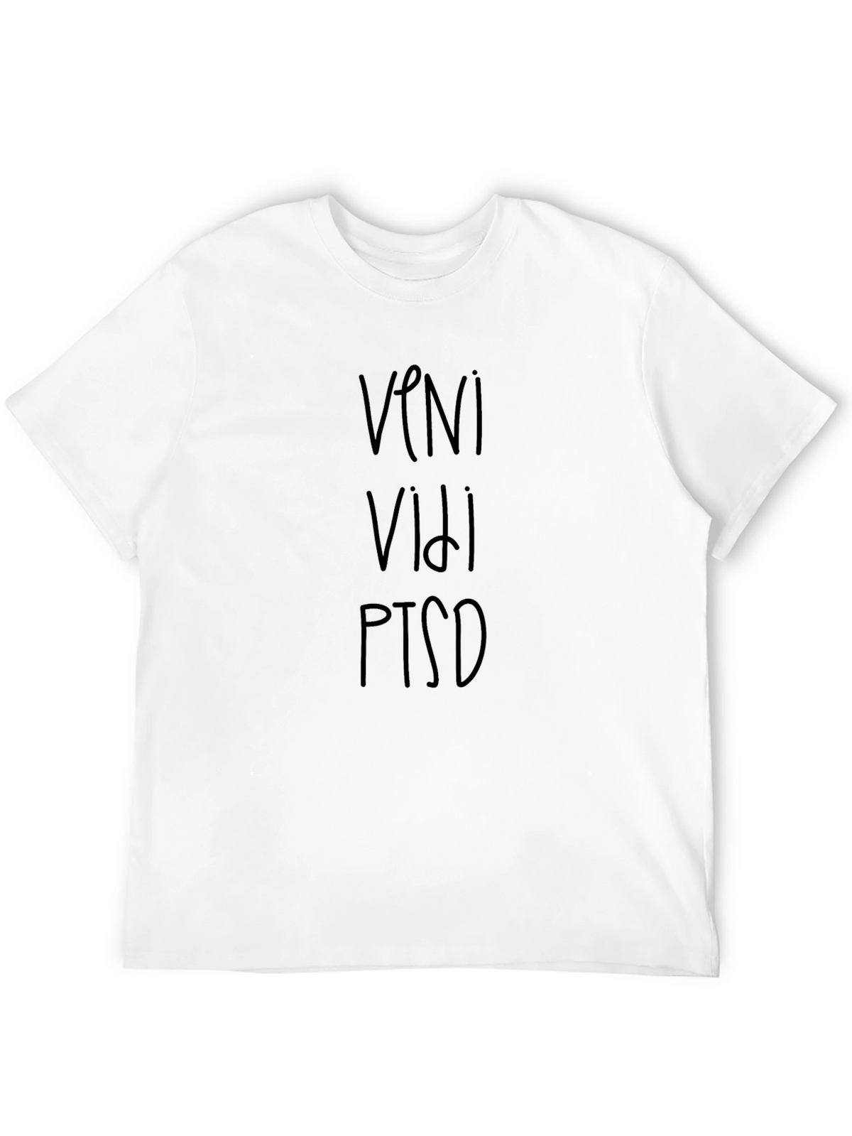 Veni Vidi PTSD T-Shirt - Black Graphic Tee