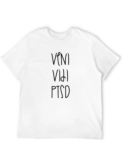 Veni Vidi PTSD T-Shirt - Black Graphic Tee
