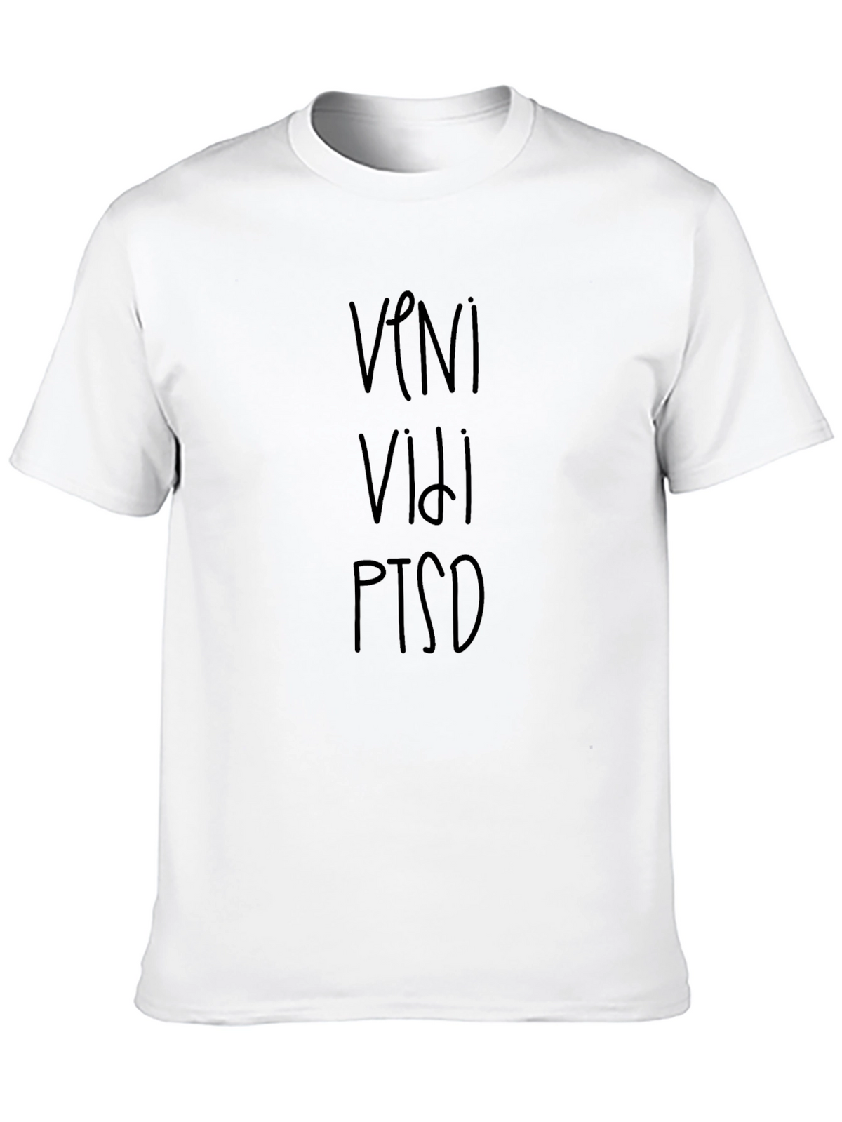 Veni Vidi PTSD T-Shirt - Black Graphic Tee