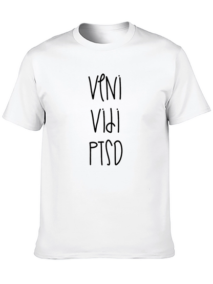 Veni Vidi PTSD T-Shirt - Black Graphic Tee