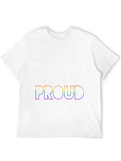 Proud LGBTQ+ T-Shirt - Rainbow Pride Design