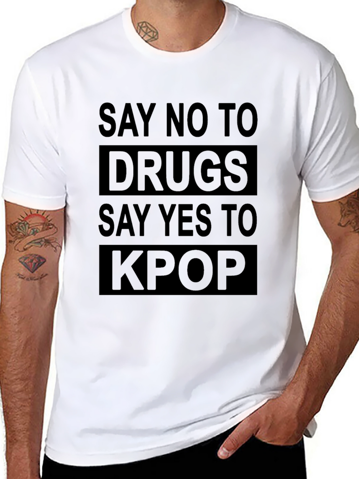 Say No To Drugs Yes To Kpop T-Shirt