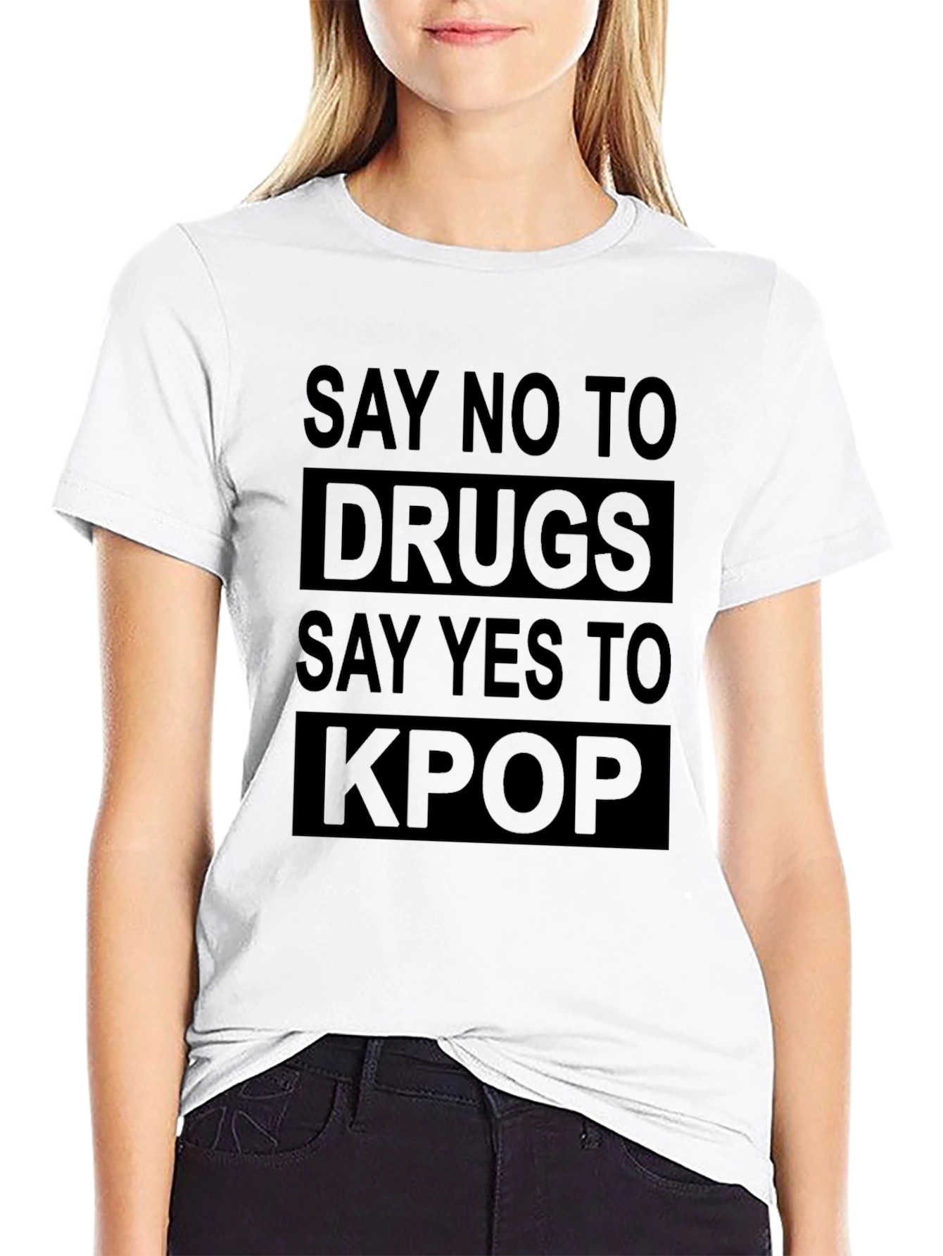 Say No To Drugs Yes To Kpop T-Shirt