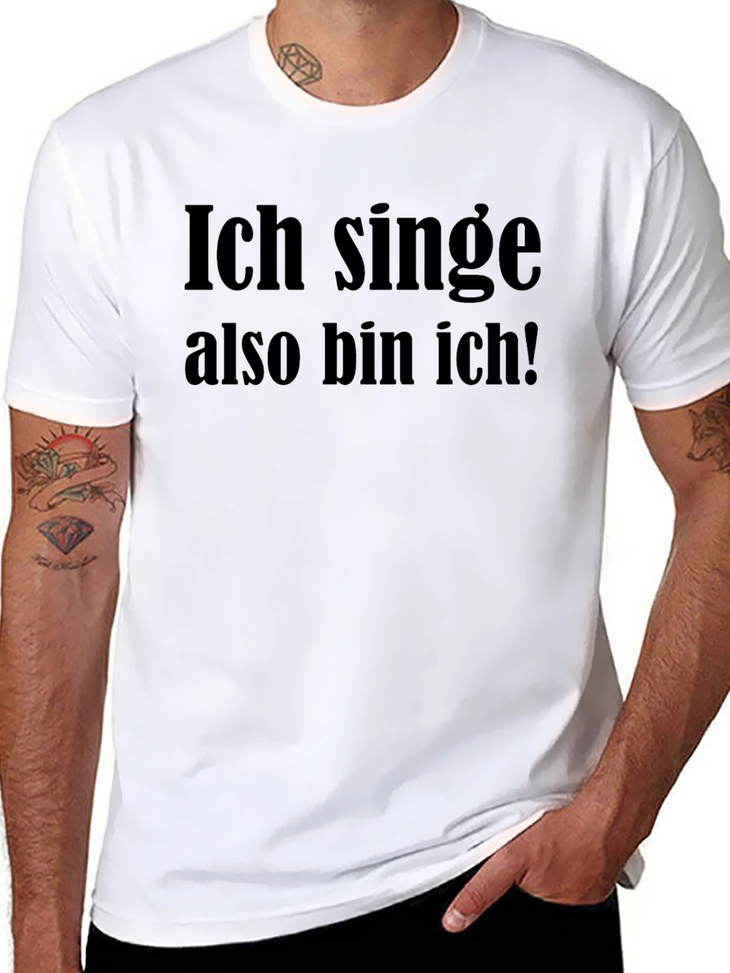 Ich Singe Also Bin Ich! Graphic Tee