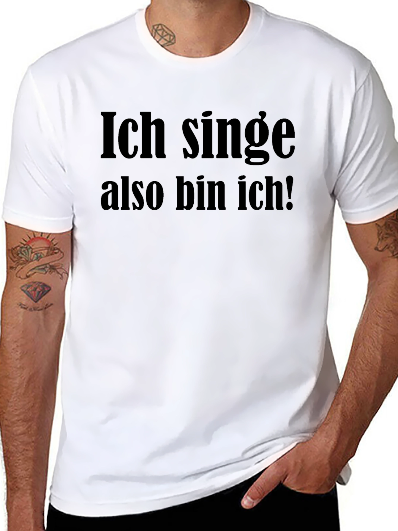 Ich Singe Also Bin Ich! Graphic Tee