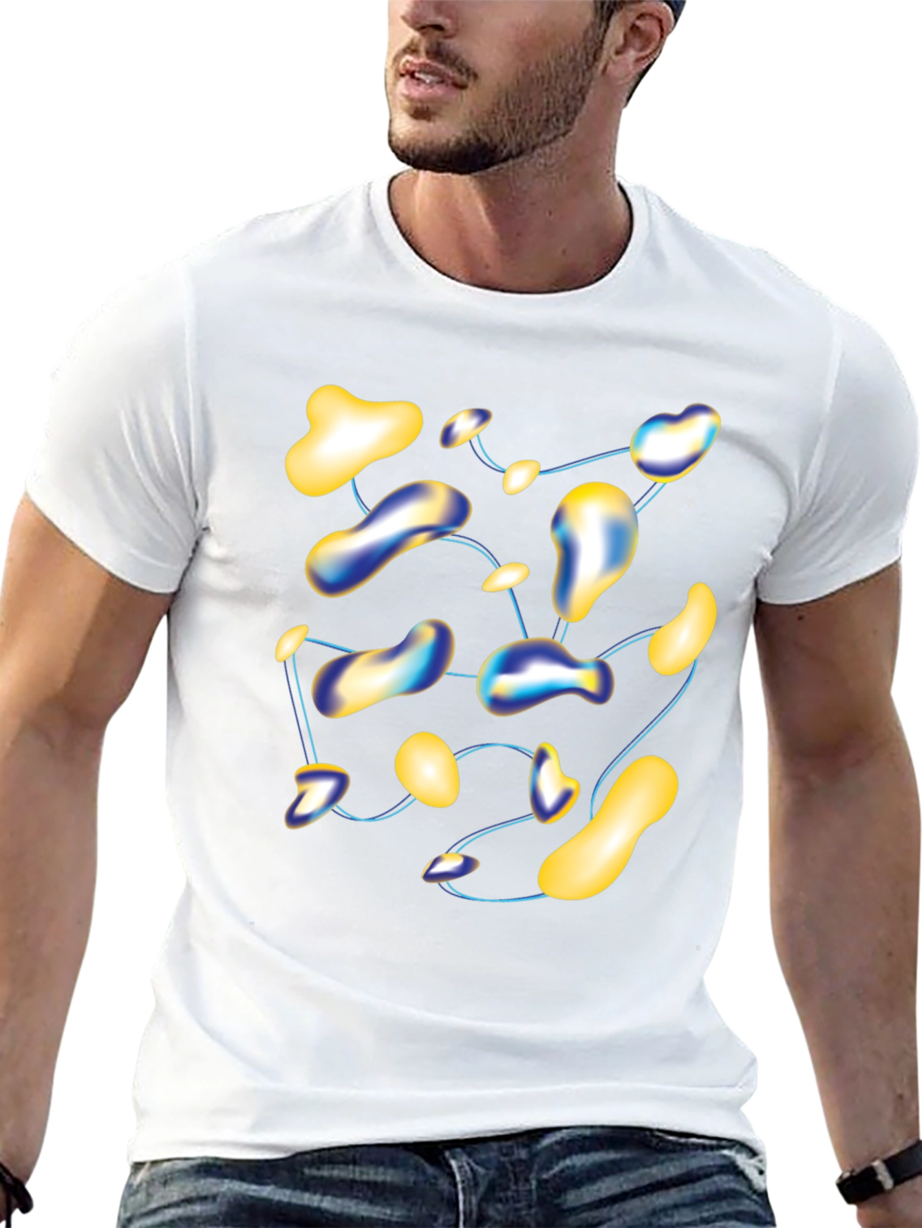 Abstract Blob T-Shirt - Modern Graphic Tee
