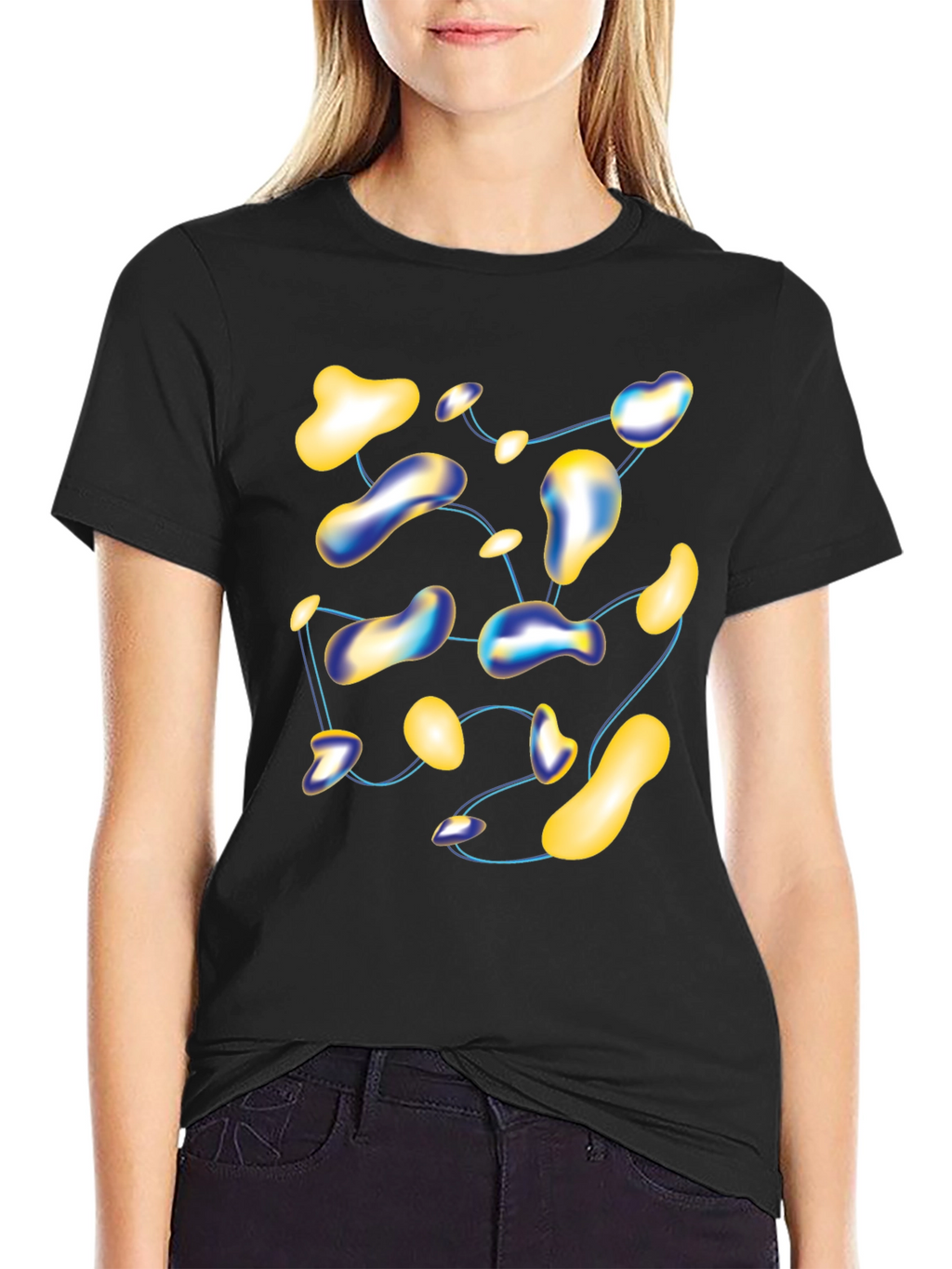 Abstract Blob T-Shirt - Modern Graphic Tee