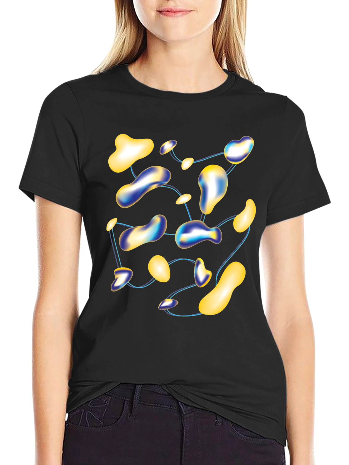 Abstract Blob T-Shirt - Modern Graphic Tee