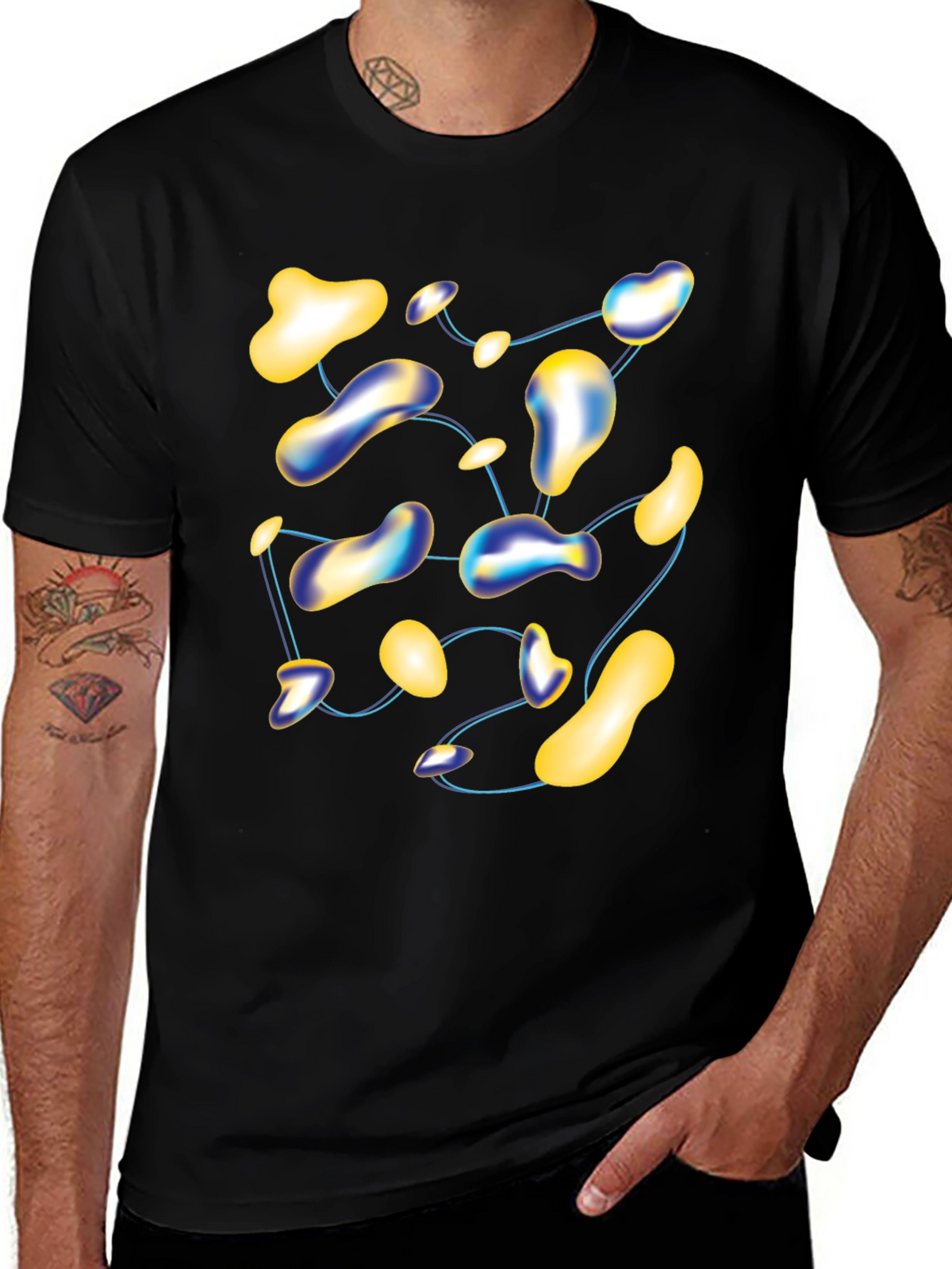 Abstract Blob T-Shirt - Modern Graphic Tee
