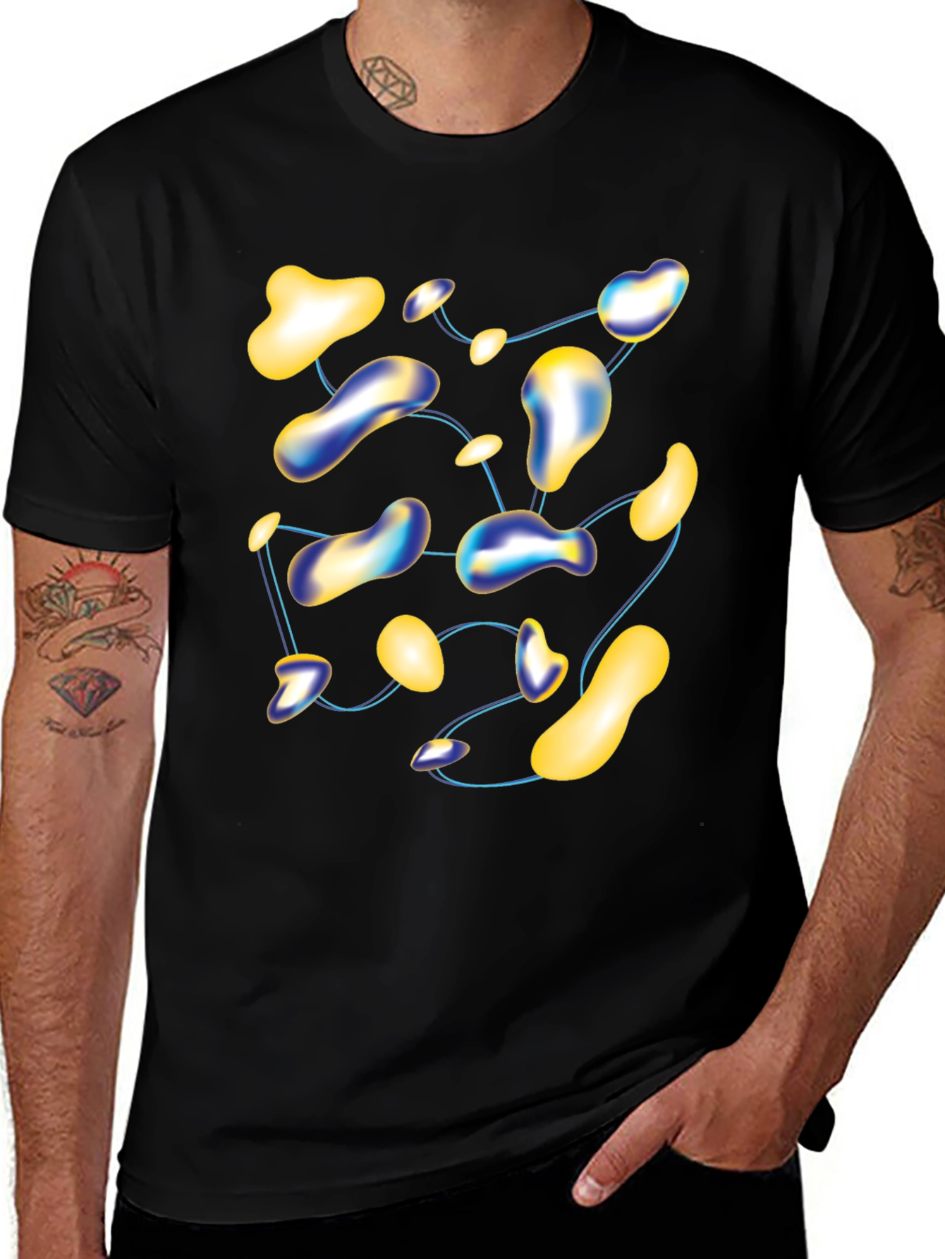 Abstract Blob T-Shirt - Modern Graphic Tee